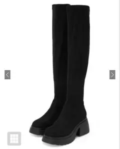 厚底 ニーハイブーツ zr1109