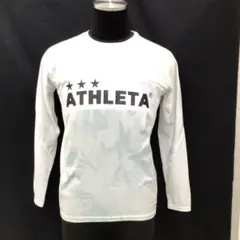 T228NメンズロングTシャツ白S春秋プリントATHLETA10/15