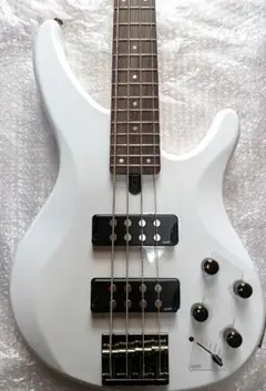 Cort 5弦 エレキベース シルバー 4ピックアップ 24フレット ケース付き