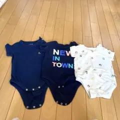 baby Gap ロンパース 70~80 3枚セット