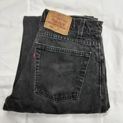 リーバイス ブラックデニム usa製