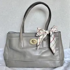 COACH コーチ ラージマデリン レザー トートバッグ ターロック