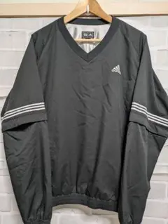 adidas ブラック Vネック　ブルゾン　防寒 GOLF　メンズ