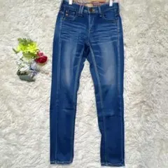 【サムシング】【EDWIN】スキニーデニムパンツ ストレッチ 25×30