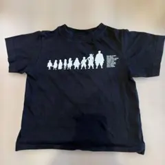 鬼滅の刃　シルエットTシャツ 黒　120センチ　GU