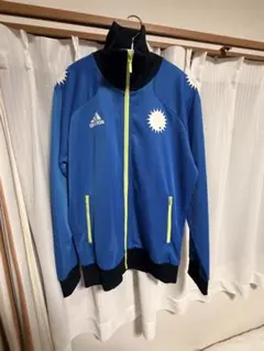 【限定・美品】adidas × GLAY トラックジャケット ブルー Oのサムネイル