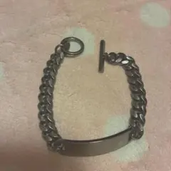 tk. シルバーメッキチェーンブレスレット　キズ　変色ありのサムネイル
