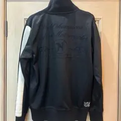 Norton ノートン トラックジャケット ジャージ 刺繍ロゴ バイカー 黒