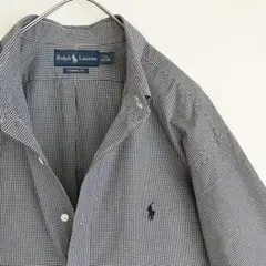 【超レア★190★未使用ほぼ新品に近い】ラルフローレンギンガムチェックBDシャツ
