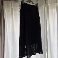 MYTHEORY 黒 ロングスカート