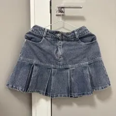 INGNI デニム プリーツスカート フレア