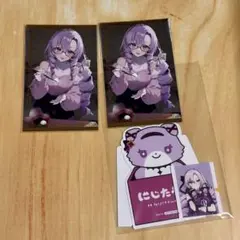 にじさんじ 壱百満天原サロメ ボイスビジュアルカード にじたうん ライバーシール