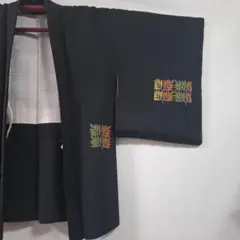黒葉刺繍羽織