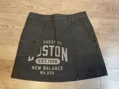 New Balance ダークグレー スカート