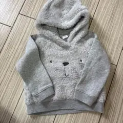 GAP クマ顔フード付きトレーナー(~95cm)