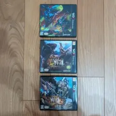 3DS モンスターハンターシリーズ3本セット 3G & 4 & 4G