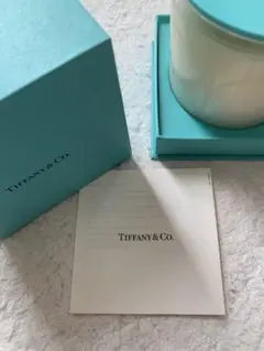 【未使用】Tiffany & Co. キャンドル ギフト箱 化粧箱付き】 ティファニー Tiffany.co キャンドル モルガナイトカラー