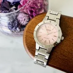 【電池交換済】CASIO LTP-1177A ピンク カシオ シルバー　動作品のサムネイル