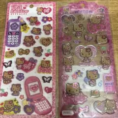 サンリオ　ハローキティ　ドロップジェリーシール　平成はっぴーフォン　日焼け