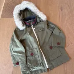 ファミリア　familiar オリーブ色ジャケット　ベスト