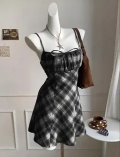 SHEIN キャミワンピース チェック柄