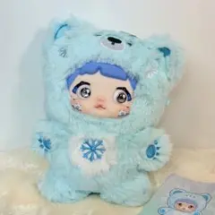 Nommi ノミ　ネバーエンド　水色熊　BINBIN ぬいぐるみのサムネイル