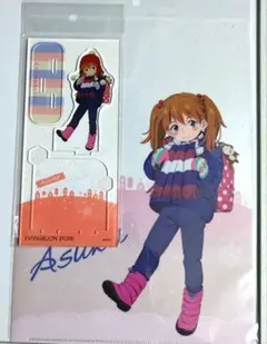 エヴァンゲリオン　アスカ　アクリルスタンド　クリアファイル　幼少期　大博覧会