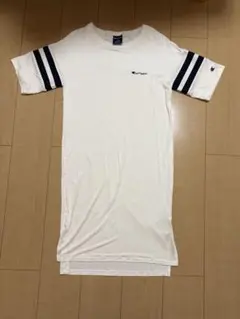 Champion 半袖シャツワンピース M ホワイト