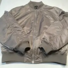 ベージュ MA-1 フライトジャケット