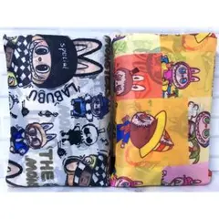 大人気 ラブブ トートバッグ ２種セット 総柄デザイン ☆★