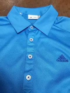 adidas ポロシャツ ブルー Lのサムネイル