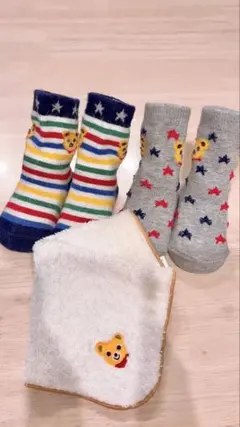 Miki House ベビー靴下ハンカチセット　靴下11〜13cm