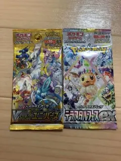ポケモンカード　人気のテラスタルフェスex Vスターユニバース　未開封2パック