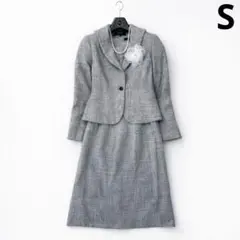 コムサイズム フォーマルセットアップ ジャケット ワンピース グレー S