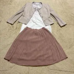 フォーマルスーツ　3点セット　入学式　入園式　レディース