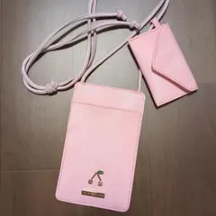 ツルバイマリコオイカワ　ポシェット　チェリー　ピンク　ノベルティ　バッグのサムネイル
