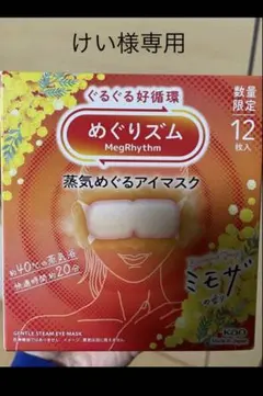 Kao めぐりズム 蒸気アイマスク 12枚入のサムネイル