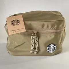 未使用 スターバックス CORDURA ポーチ ベージュ