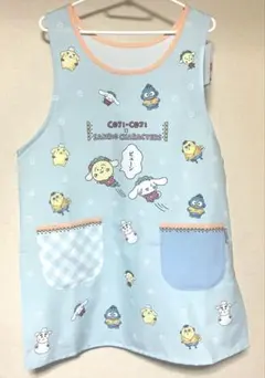 【新品】コジコジ×サンリオキャラクターズエプロン キャラクター 保育士 M～L