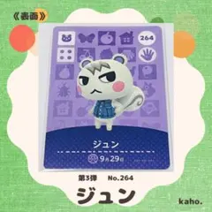 #264 “ジュン” あつ森 amiiboカード 第3弾 【匿名配送】