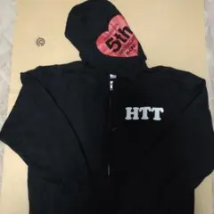 レア　けいおん！5THアニバーサリーパーカー　HTT　L(フリー)サイズ黒