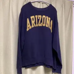 Champion ARIZONA ロゴスウェット M ネイビー　ヴィンテージ