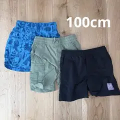 GAP, CAMP7 100cm ハーフパンツ 3枚セット