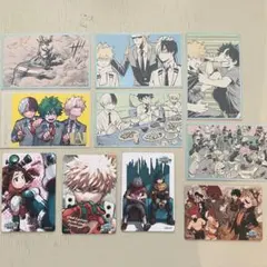 緑谷出久 爆豪勝己 轟焦凍 原画展 マグネットステッカー メモリアルコレクション