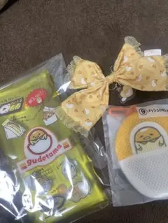 ぐでたま リボン メッシュ小物入れ まとめて