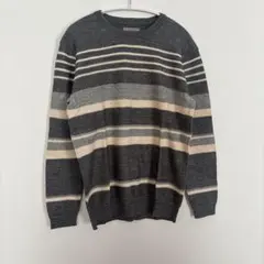 DoCLASSE ニット セーター ボーダー クルーネック【Lサイズ】オシャレのサムネイル