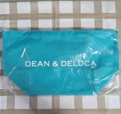 DEAN & DELUCA メッシュトートバッグ ターコイズ　Sサイズのサムネイル