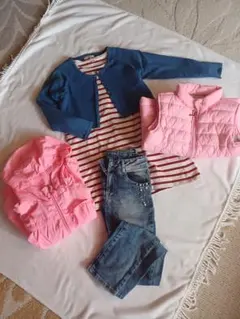 子供服キッズ女の子ZARA 無印130まとめ売り