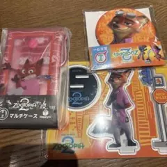Happyくじ ズートピア2 ニックG賞H賞I賞まとめ売り