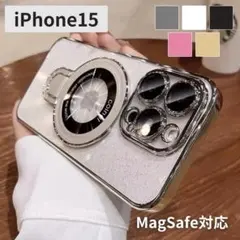 iPhone15ケース–輝くデザイン×スマホリング＆MagSafe対応–